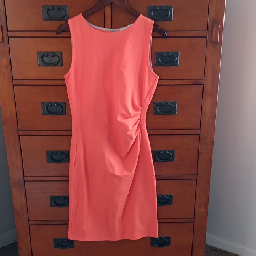 Kenneth Cole Back Zipper Sleeveless Dress